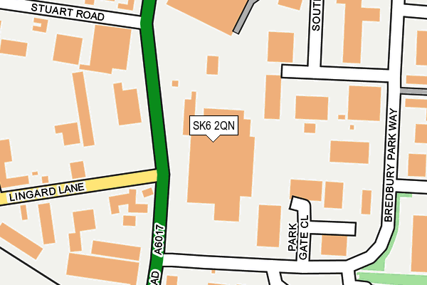SK6 2QN map - OS OpenMap – Local (Ordnance Survey)