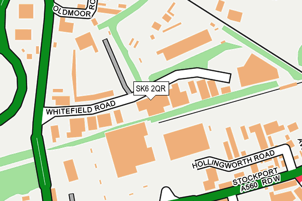 SK6 2QR map - OS OpenMap – Local (Ordnance Survey)