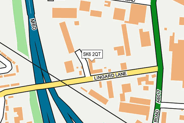 SK6 2QT map - OS OpenMap – Local (Ordnance Survey)