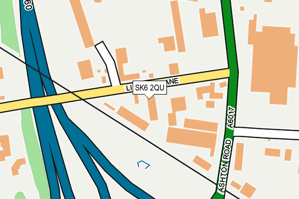 SK6 2QU map - OS OpenMap – Local (Ordnance Survey)