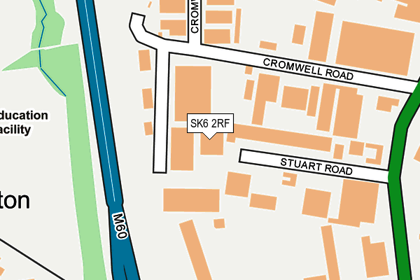 SK6 2RF map - OS OpenMap – Local (Ordnance Survey)