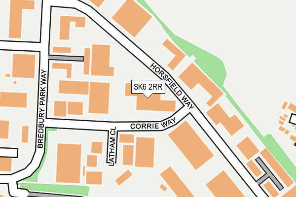 SK6 2RR map - OS OpenMap – Local (Ordnance Survey)