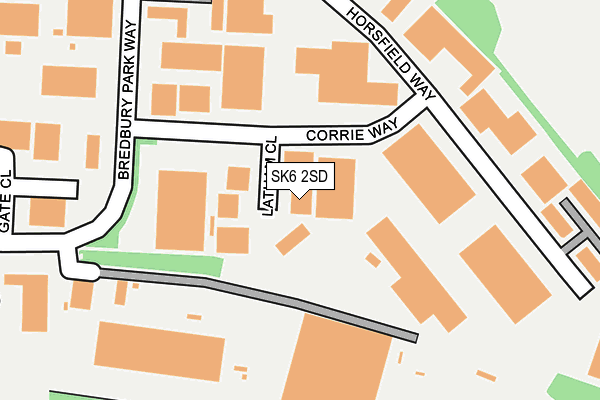 SK6 2SD map - OS OpenMap – Local (Ordnance Survey)