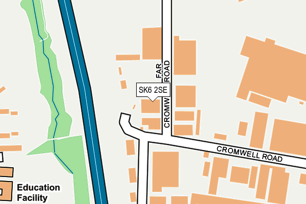 SK6 2SE map - OS OpenMap – Local (Ordnance Survey)
