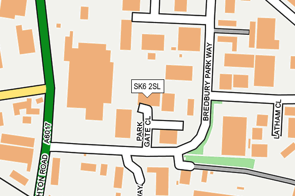 SK6 2SL map - OS OpenMap – Local (Ordnance Survey)
