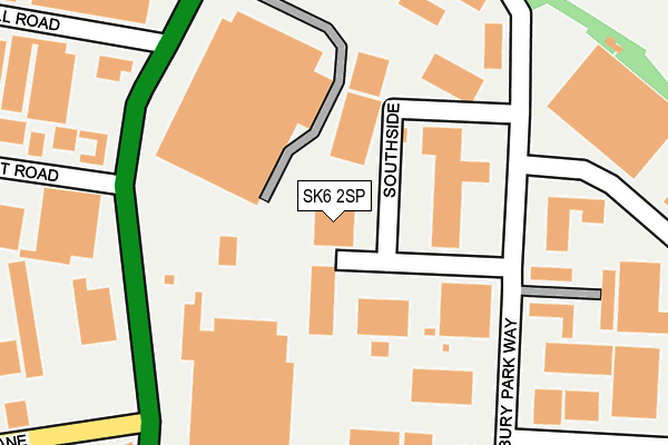 SK6 2SP map - OS OpenMap – Local (Ordnance Survey)