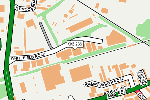 SK6 2SS map - OS OpenMap – Local (Ordnance Survey)