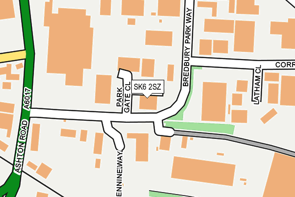 SK6 2SZ map - OS OpenMap – Local (Ordnance Survey)