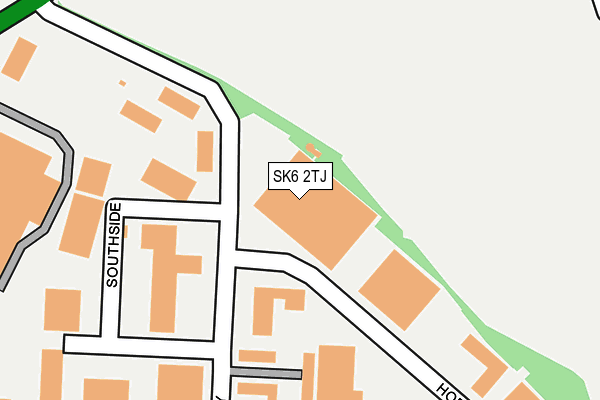 SK6 2TJ map - OS OpenMap – Local (Ordnance Survey)