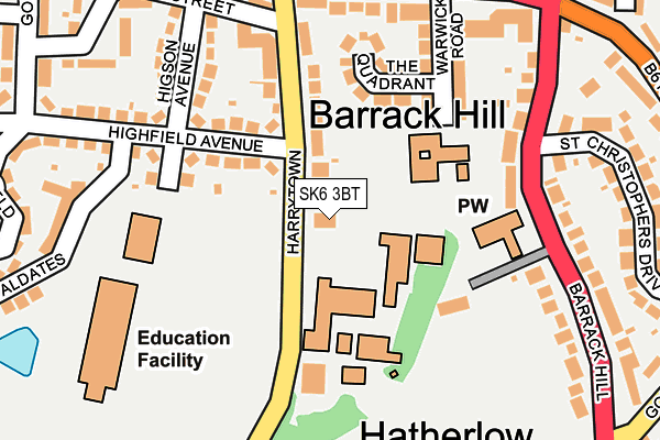 Map of HARRYTOWN COURT RESIDENTS ASSOCIATION LIMITED at local scale
