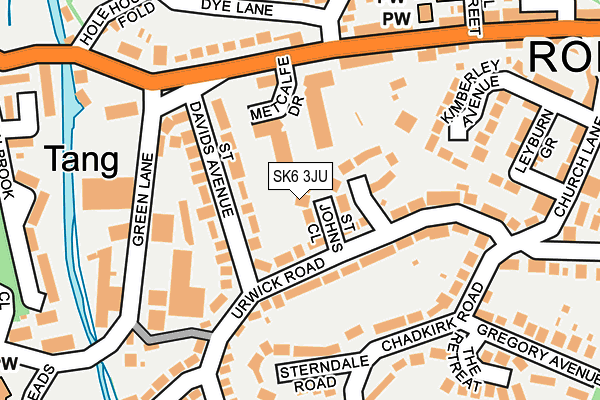 SK6 3JU map - OS OpenMap – Local (Ordnance Survey)