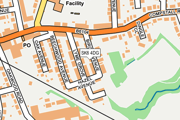 SK6 4DG map - OS OpenMap – Local (Ordnance Survey)