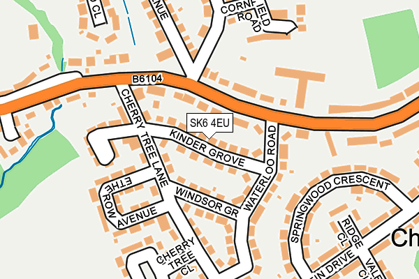 SK6 4EU map - OS OpenMap – Local (Ordnance Survey)