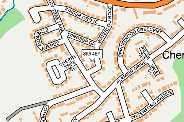 SK6 4EY map - OS OpenMap – Local (Ordnance Survey)