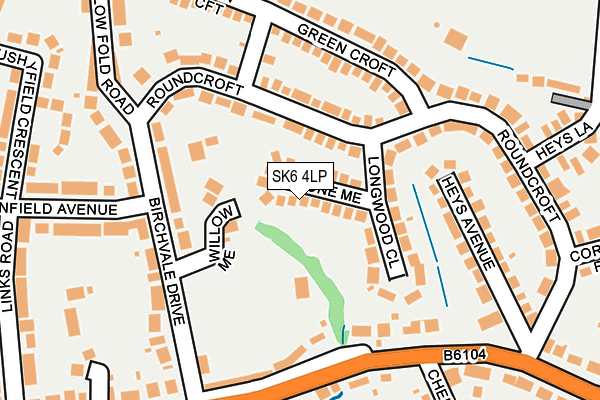 SK6 4LP map - OS OpenMap – Local (Ordnance Survey)