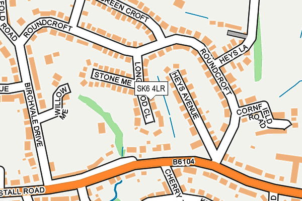 SK6 4LR map - OS OpenMap – Local (Ordnance Survey)