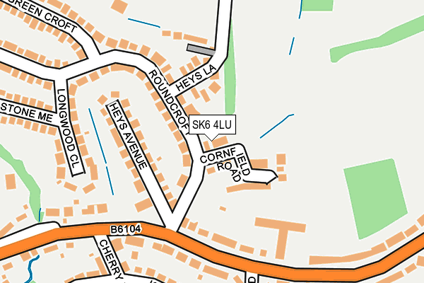 SK6 4LU map - OS OpenMap – Local (Ordnance Survey)
