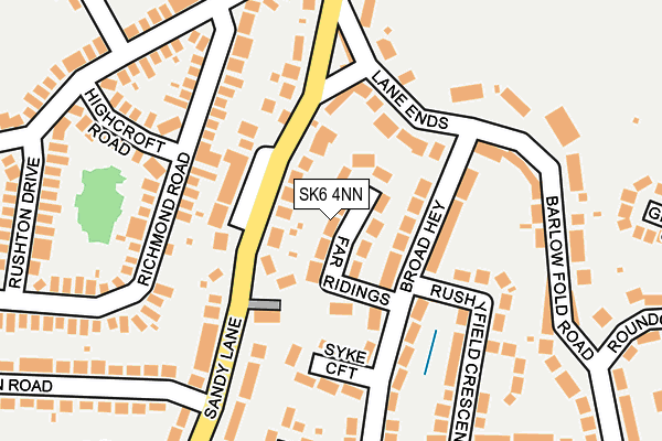 SK6 4NN map - OS OpenMap – Local (Ordnance Survey)