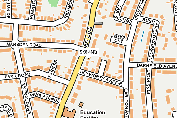 SK6 4NQ map - OS OpenMap – Local (Ordnance Survey)