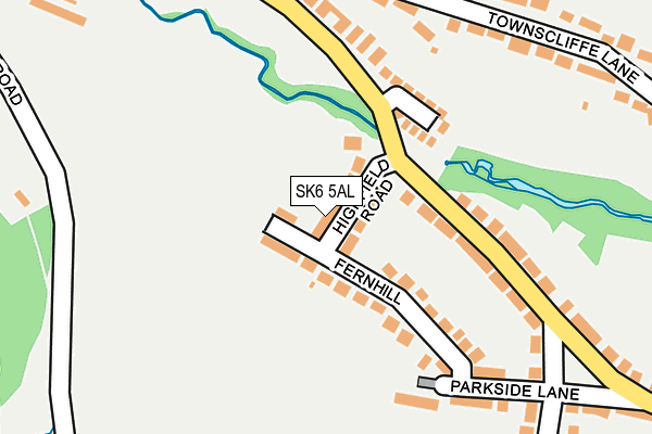 SK6 5AL map - OS OpenMap – Local (Ordnance Survey)
