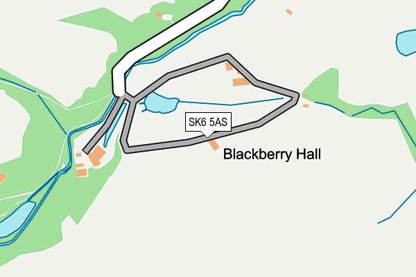 SK6 5AS map - OS OpenMap – Local (Ordnance Survey)