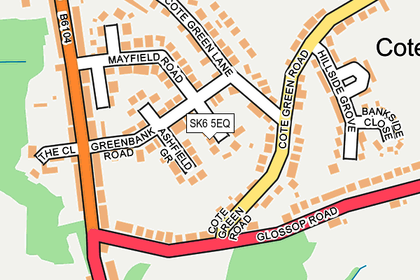 SK6 5EQ map - OS OpenMap – Local (Ordnance Survey)