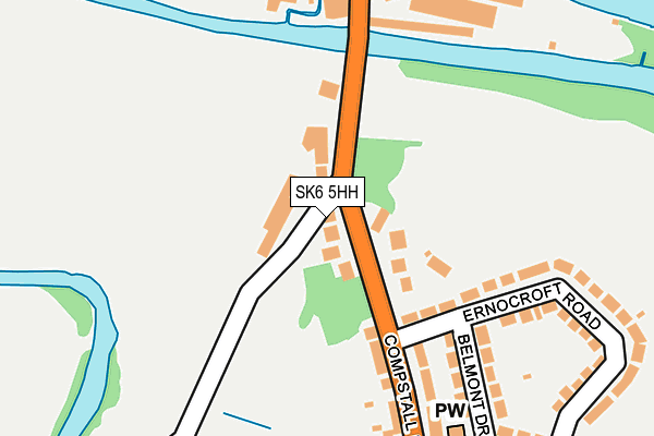 SK6 5HH map - OS OpenMap – Local (Ordnance Survey)
