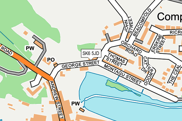 SK6 5JD map - OS OpenMap – Local (Ordnance Survey)