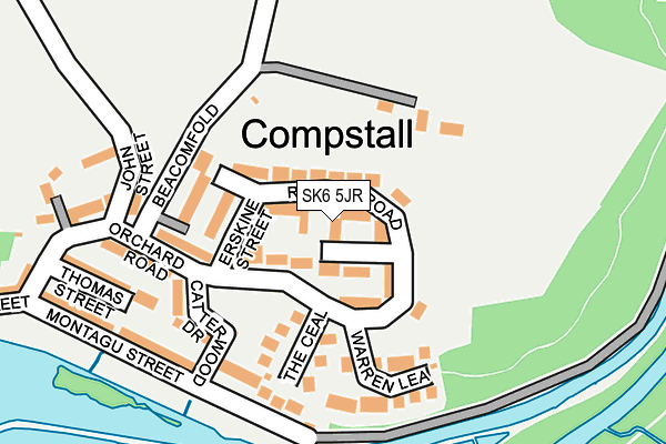 SK6 5JR map - OS OpenMap – Local (Ordnance Survey)
