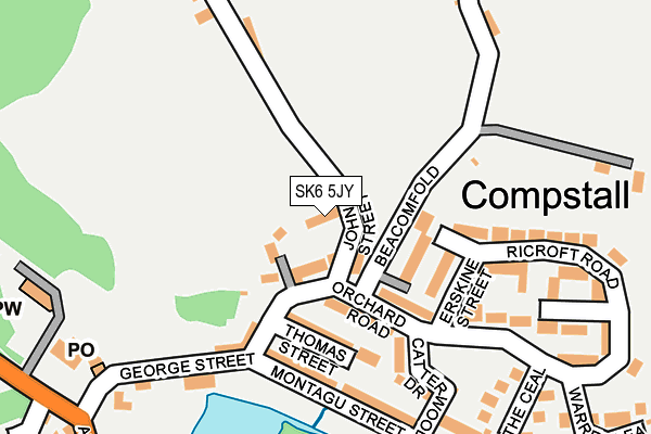 SK6 5JY map - OS OpenMap – Local (Ordnance Survey)