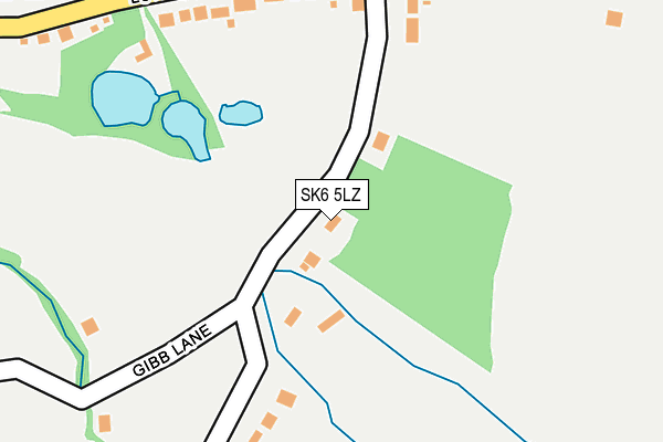 SK6 5LZ map - OS OpenMap – Local (Ordnance Survey)