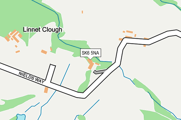 SK6 5NA map - OS OpenMap – Local (Ordnance Survey)