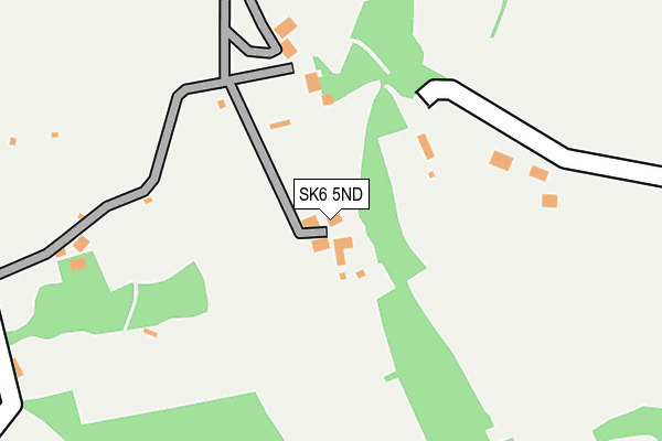 SK6 5ND map - OS OpenMap – Local (Ordnance Survey)