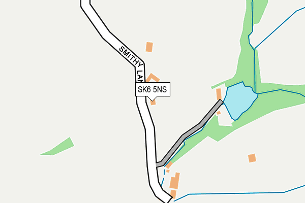 SK6 5NS map - OS OpenMap – Local (Ordnance Survey)