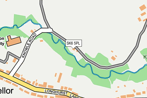 SK6 5PL map - OS OpenMap – Local (Ordnance Survey)