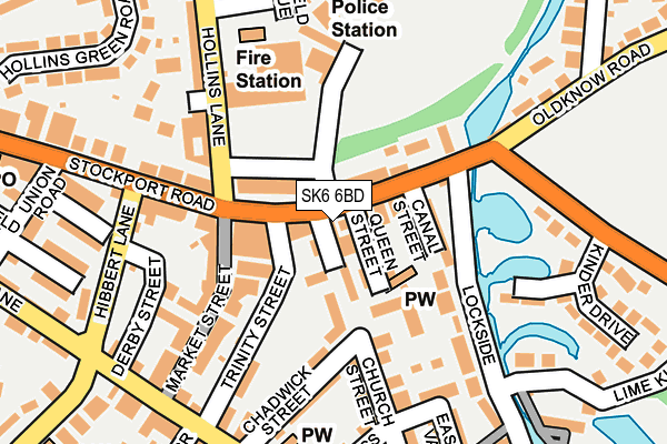 Map of REDBRIDGE INTERIORS LIMITED at local scale
