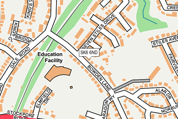 Map of BOWDEN HOUSE DAY NURSERY LIMITED at local scale