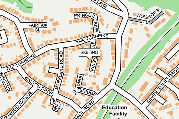 SK6 6NQ map - OS OpenMap – Local (Ordnance Survey)