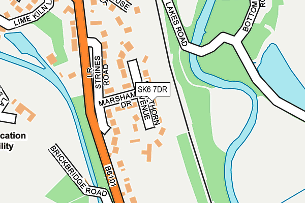 SK6 7DR map - OS OpenMap – Local (Ordnance Survey)