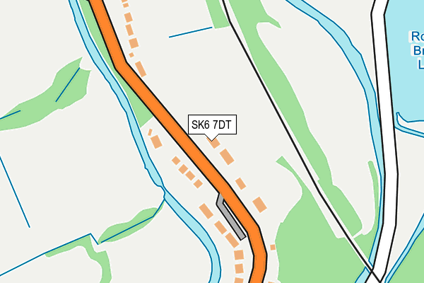 SK6 7DT map - OS OpenMap – Local (Ordnance Survey)