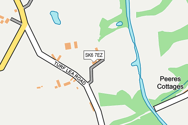 SK6 7EZ map - OS OpenMap – Local (Ordnance Survey)
