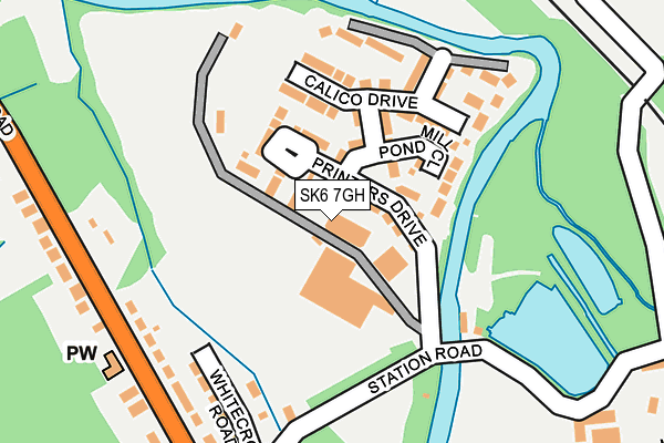 SK6 7GH map - OS OpenMap – Local (Ordnance Survey)