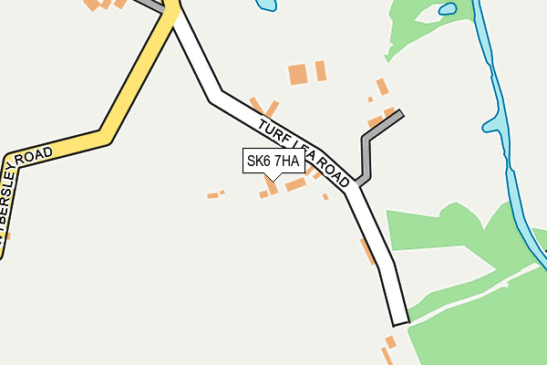SK6 7HA map - OS OpenMap – Local (Ordnance Survey)