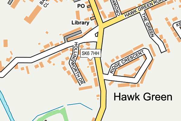 SK6 7HH map - OS OpenMap – Local (Ordnance Survey)