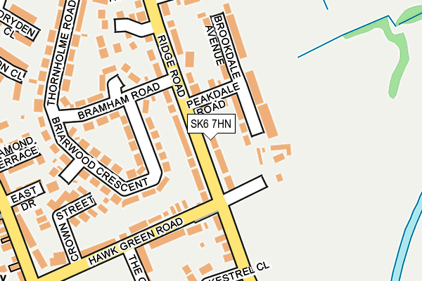 SK6 7HN map - OS OpenMap – Local (Ordnance Survey)