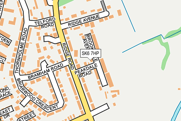 SK6 7HP map - OS OpenMap – Local (Ordnance Survey)