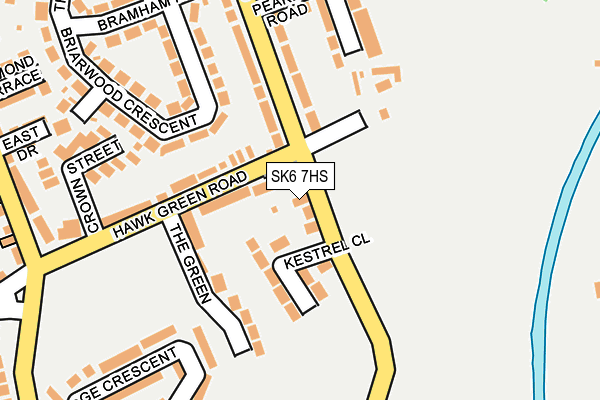 SK6 7HS map - OS OpenMap – Local (Ordnance Survey)
