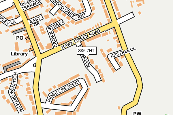 SK6 7HT map - OS OpenMap – Local (Ordnance Survey)