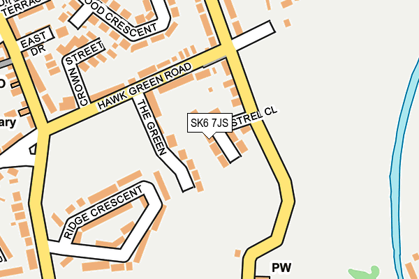 SK6 7JS map - OS OpenMap – Local (Ordnance Survey)