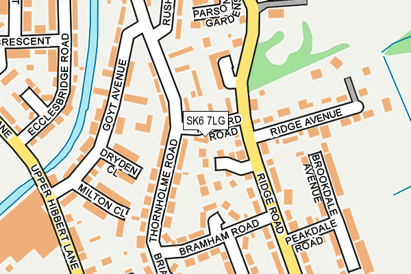 SK6 7LG map - OS OpenMap – Local (Ordnance Survey)